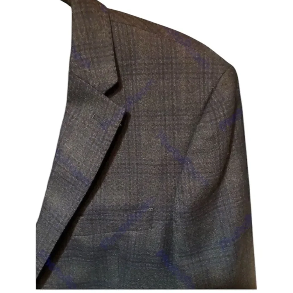 Men’s Unbranded High Quality Wool Blend Work Office Casual Blazer Size 42